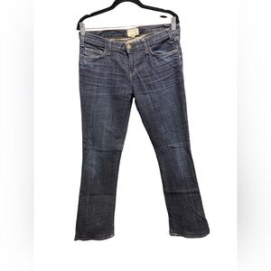Current/Elliott Dark Blue Boot Cut Jeans